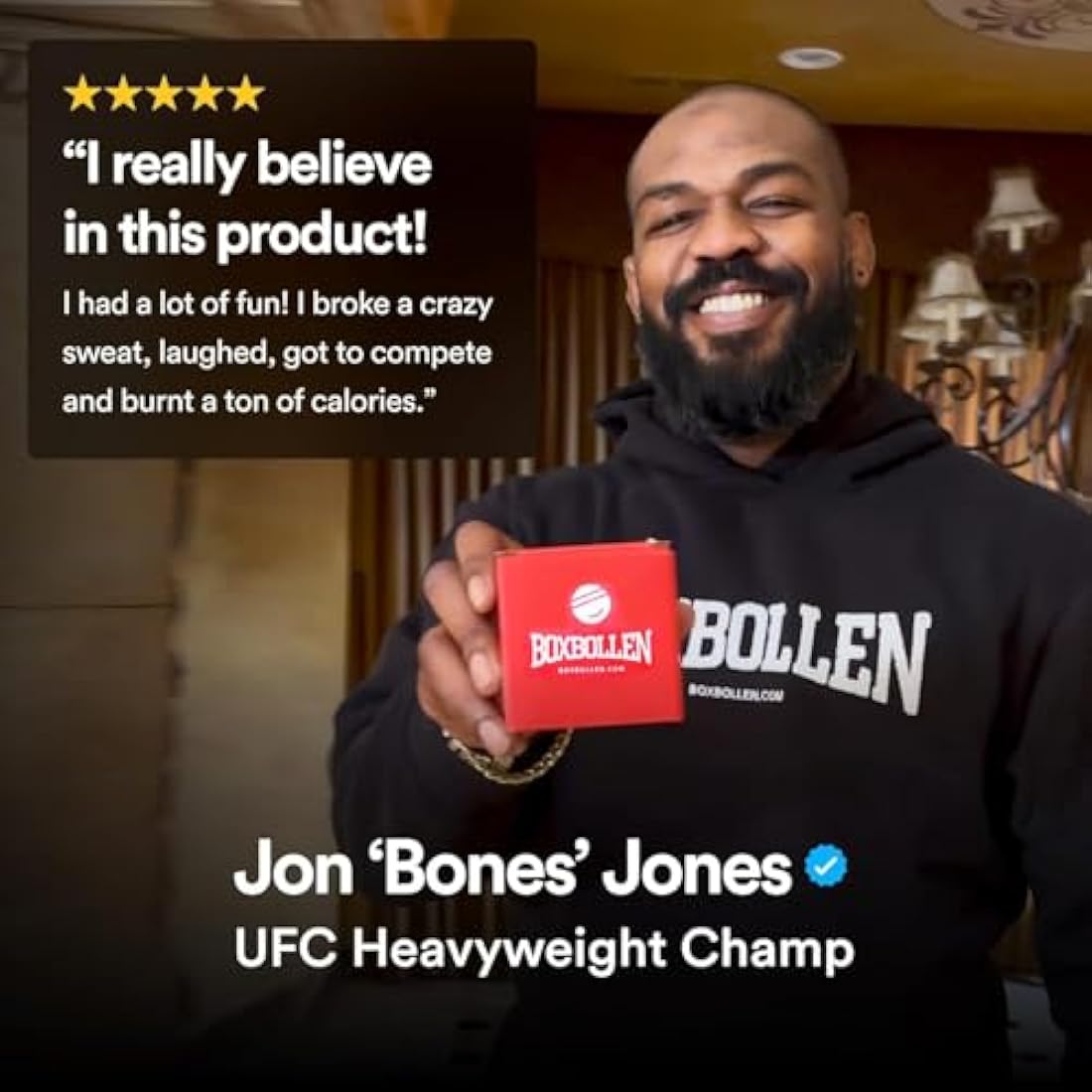 Boxbollen Original with App, Used by Celebrities - MMA Gear Boxing Ball - Boxing Reflex Ball with Adjustable Strap - Interactive Boxball App Integration - 1 Pack