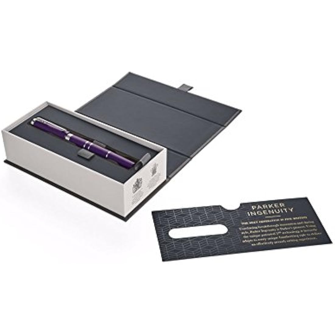 Parker Ingenuity 5th Technology Pen, Fine Point with Black Ink Refill 1931454 - Deluxe Blue Violet