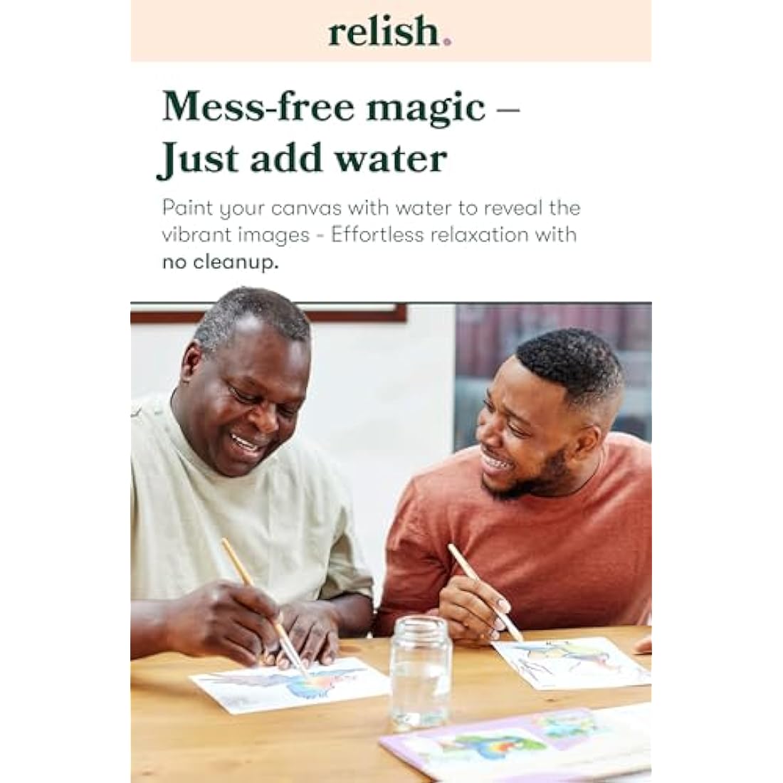 Relish - Dementia Aquapaints Activities - Pack of 5 Reusable Water Painting Toys, Classic Vehicles, Alzheimer’s Products & Gifts for Elderly/Seniors