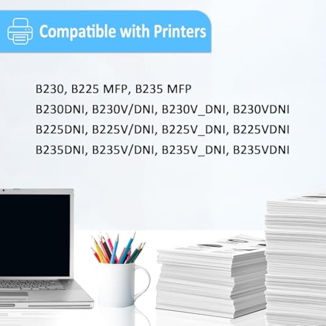 LAIPENG B230 B225 B235 Toner Cartridge 006R04400 Remanufactured for Xerox B230 B225 B235 Printer High Capacity 3000 Pages