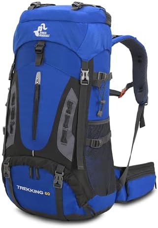 Bseash 60L Waterproof Lightweight Hiking Backpack with Rain Cover,Outdoor Sport Travel Daypack for Climbing Camping Touring