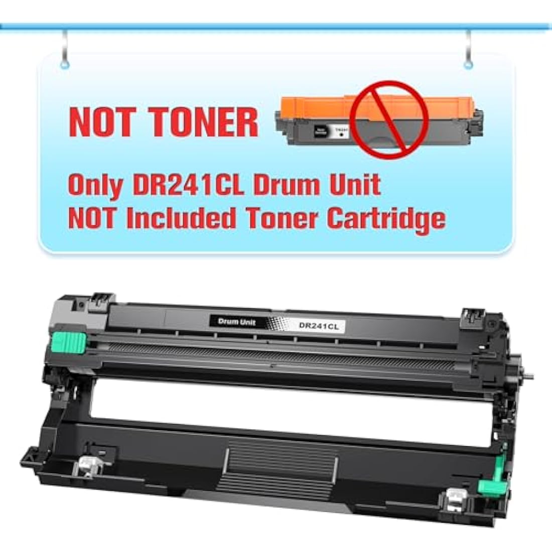 Q-image DR241 Drum Unit Replacement for DR-241 Compatible with MFC-9130CDN MFC-9140CDN MFC-9142CDN MFC-9330CDW MFC-9340CDW HL-3140CW HL-3150CDN DCP-9015CDW DCP-9020CDW (Black, Cyan, Magenta, Yellow)