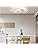 Creative Cloud Shape Ceiling Lamp with Remote Control Dimmable, Acrylic Ceiling Light Flush Mount for Living Room Bedroom Hallway and Children's Room,52cm(20.5 in) 42W,White