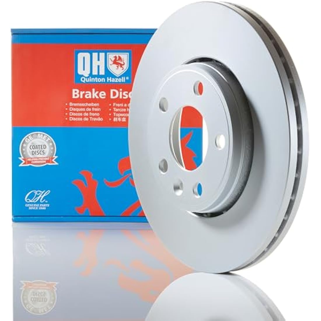 Quinton Hazell Brake Disc/Rotor | Single Disc | Front | 5 Bolt Holes | Internally Vented | BDC5469