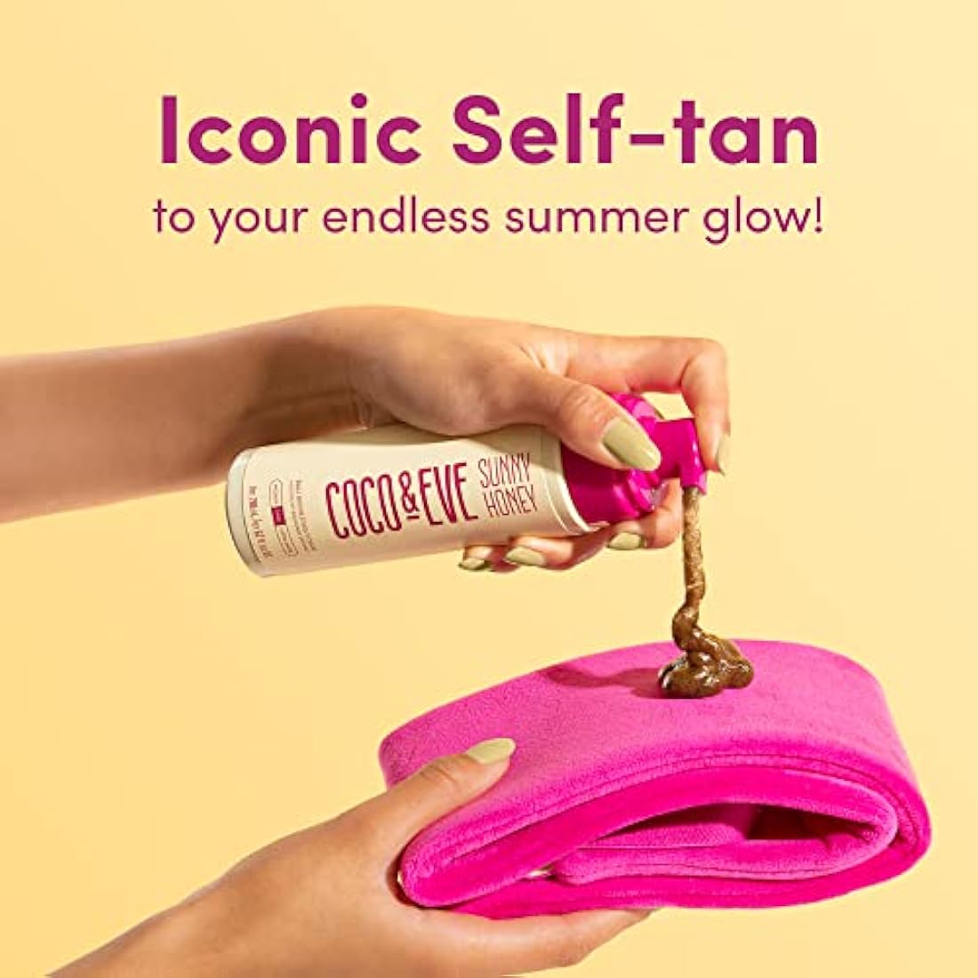 Coco & Eve Bali Bae Self Tan Set (Ultra Dark). All Natural Sunless Tanning Mousse. Instant Self Tanning Lotion with Bronzer, Miit & Back Applicator for Flawless Application and Bronze