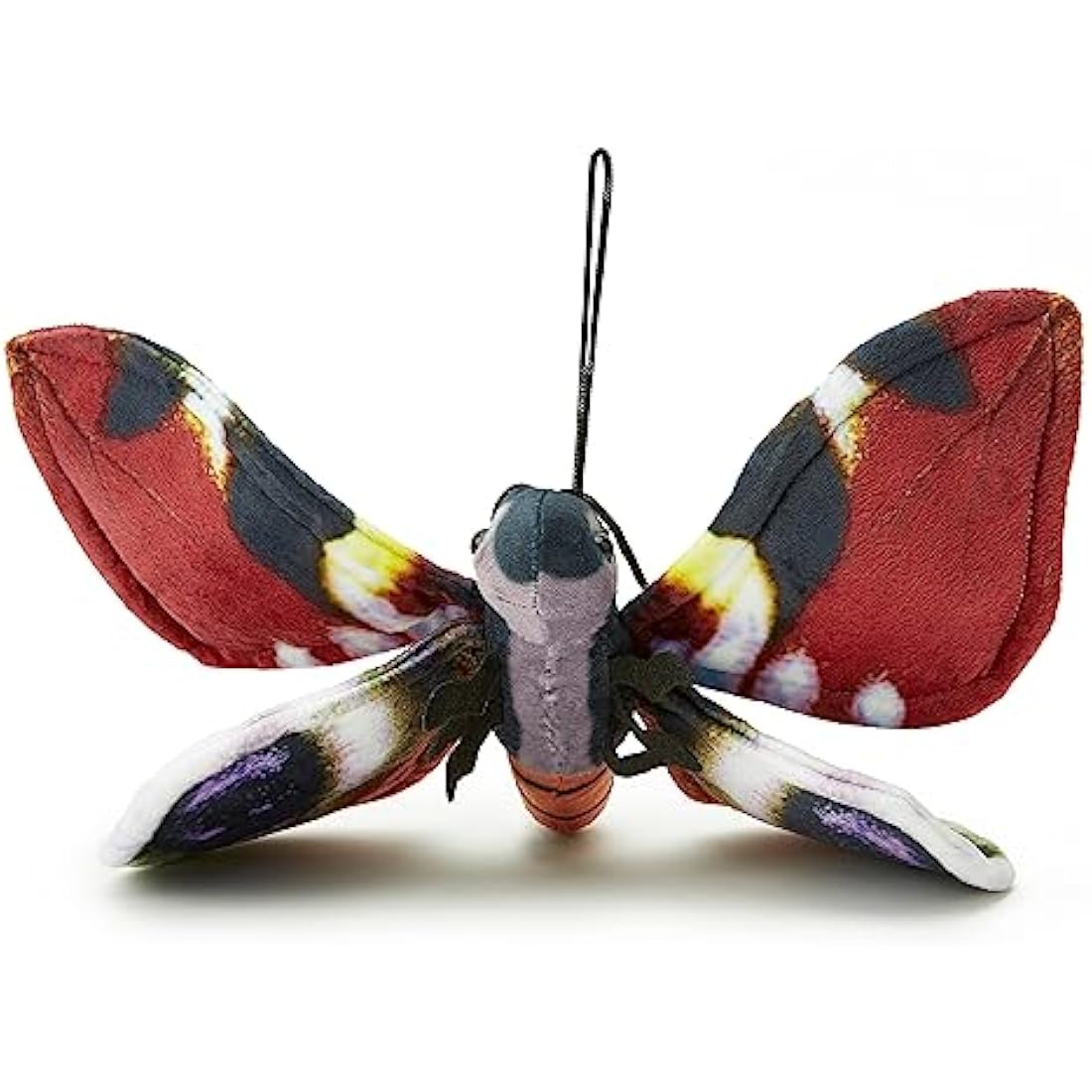 Zappi Co 100% Recycled Plush Peacock Butterfly Toy (28.5cm Width) Stuffed Soft Cuddly Eco Friendly animals Collection For New Born Child First kid