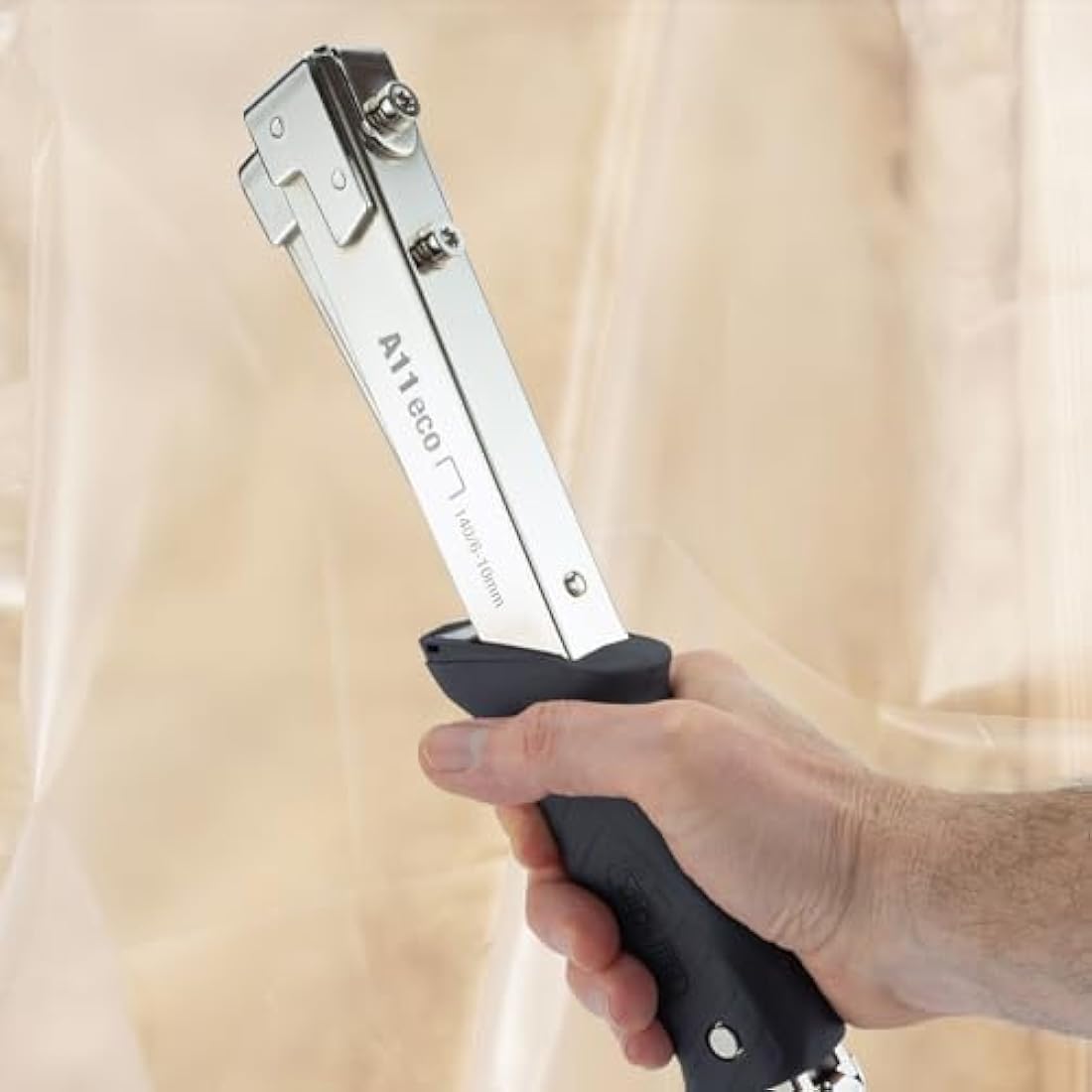 Tacwise 1783 A11 ECO Hammer Tacker with 60,000 140/10mm Staples, Uses Type 140/6-10 mm Staples
