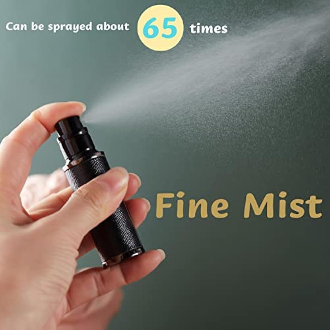 VVGAOGES Perfume Atomiser,Portable Refillable Empty Perfume Spray,Mini Perfume Bottles Empty for Travel 5 ml (YB-White)