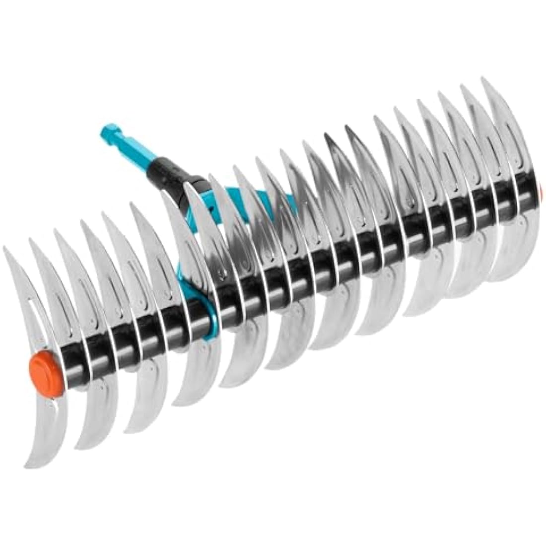 GARDENA Combisystem cutting rake: rake for removing moss and thatch, 35 cm working width, made steel, even for raking refuse and stones suitable (3392-20)