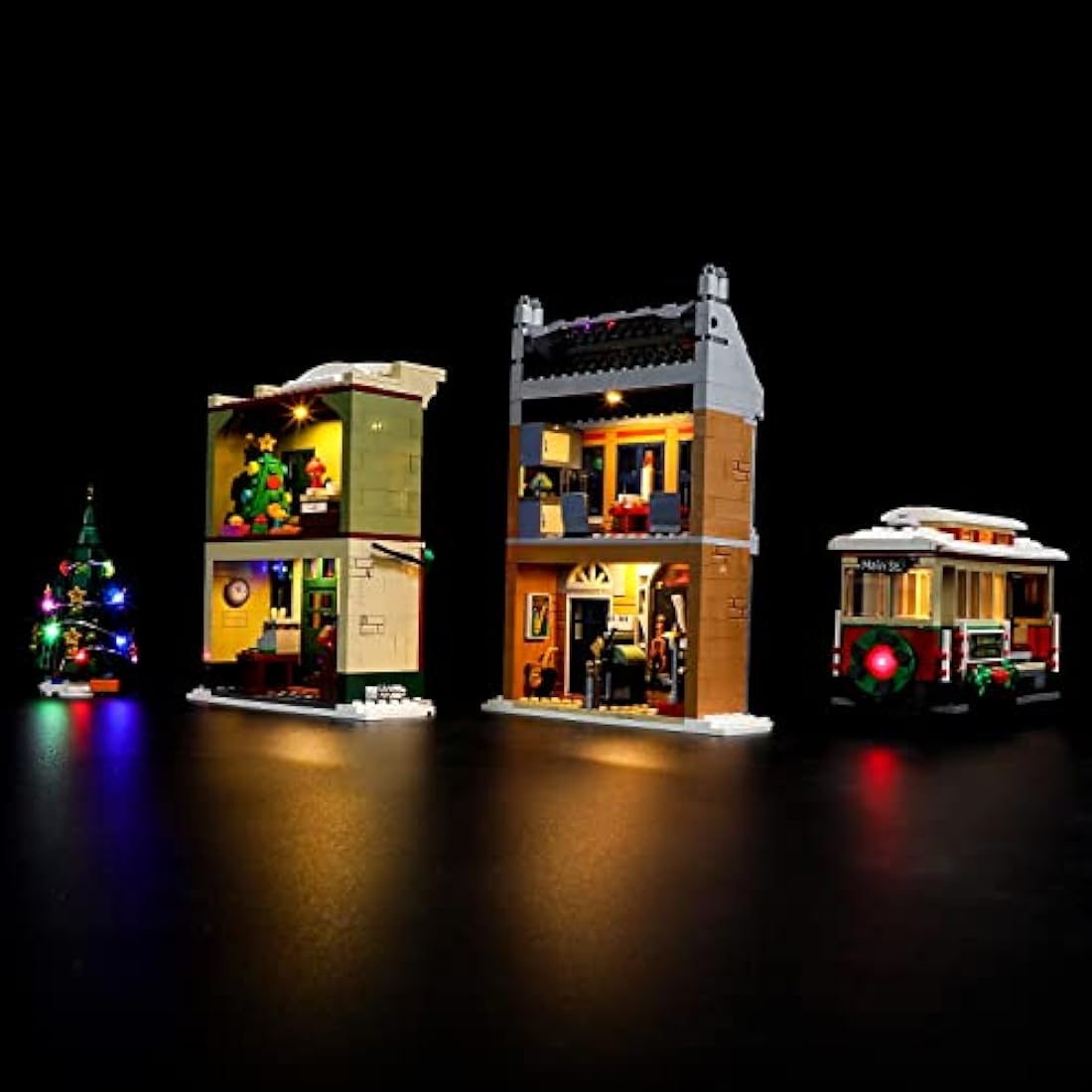 BRIKSMAX Led Lighting Kit for LEGO-10308 Holiday Main Street - Compatible with Lego Icons Building Blocks Model- Not Include the Lego Set