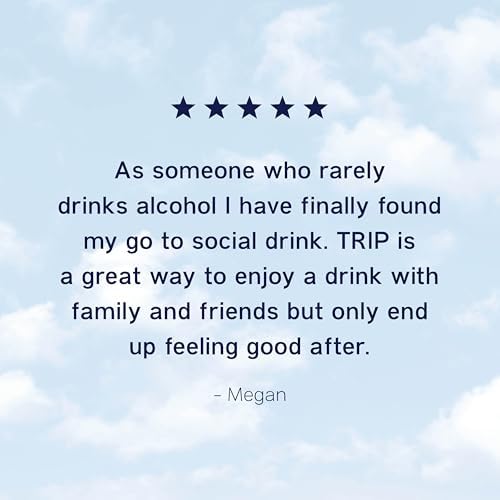 TRIP Mindful Blends - Mixed Pack Sparkling Drink with 1440MG Magnesium + Lion’s Mane + Chamomile + Lemon Balm. Low Calorie and Vegan (Pack of 12 x 250ml)