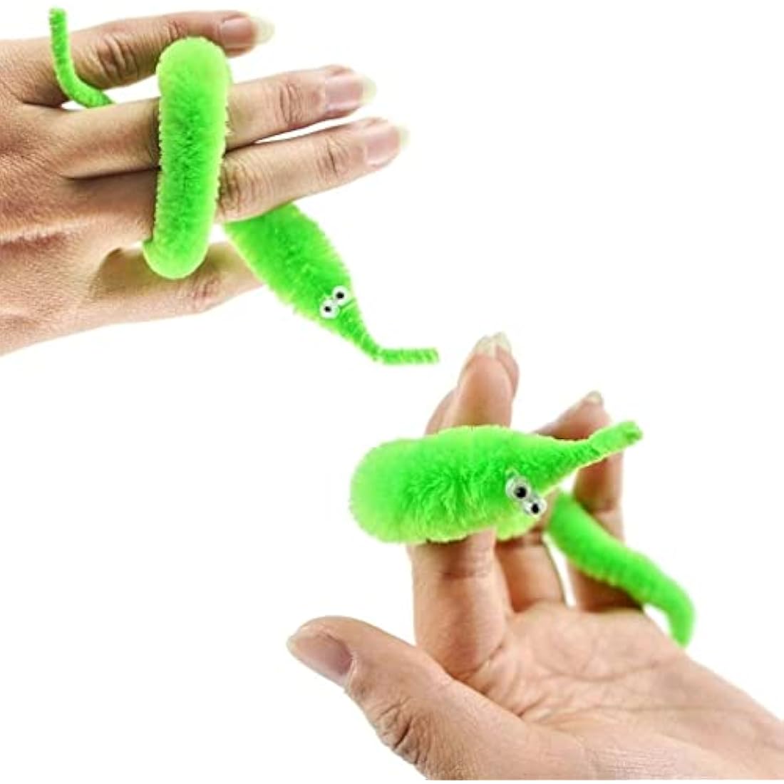 JZK 30 x Magic twisty wiggly worm fuzzy worm for kids birthday party favours, party bag fillers, party supplies