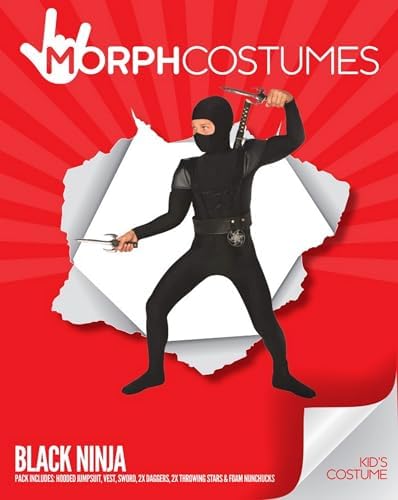 Morph Ninja Costume Kids, Ninja Costumes for Boys, Boys Halloween Costume, Halloween Costumes for Kids
