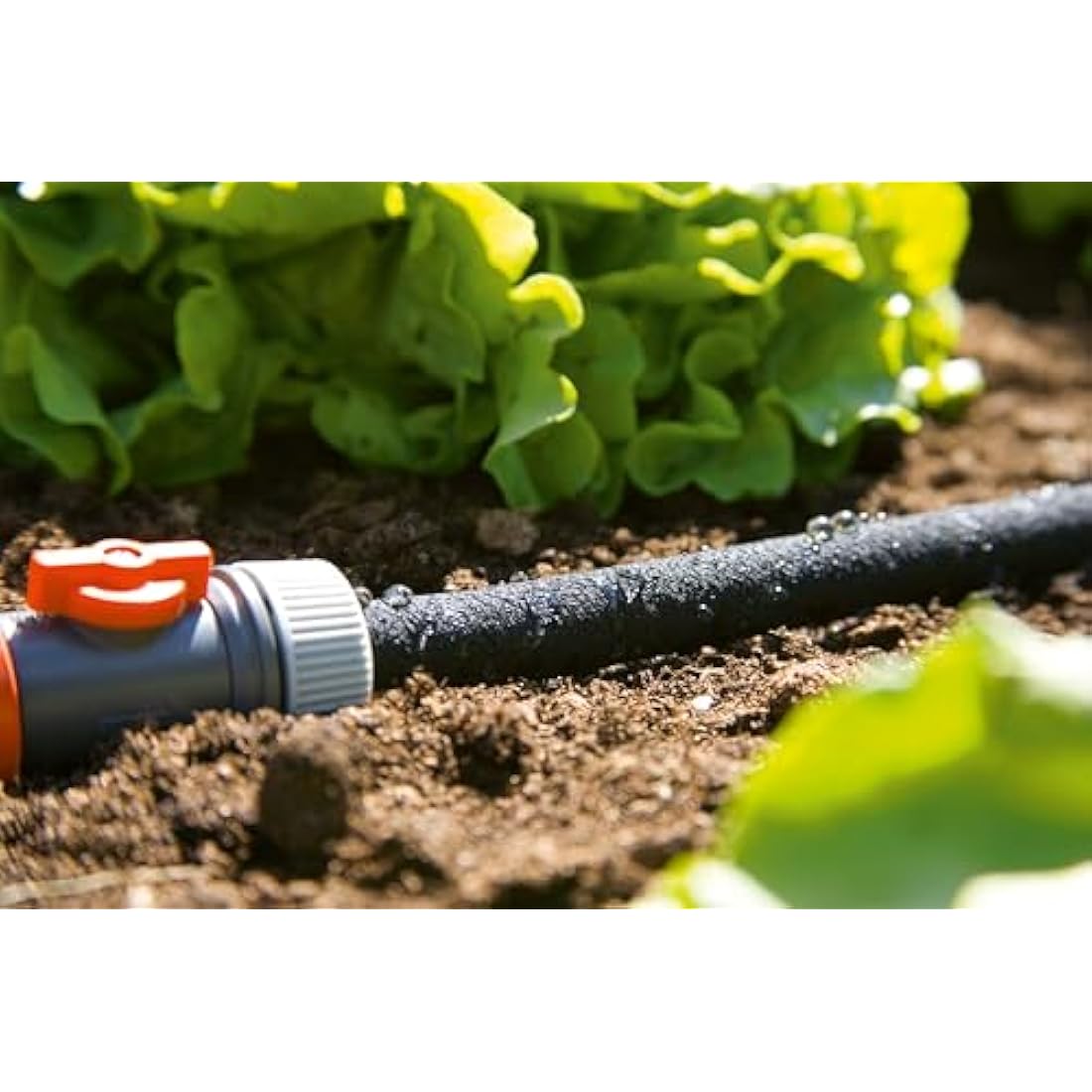 Gardena Soaker Hose: Water-Saving sprinklers for Watering Plants Rows and beds, Water Savings up to 70 Percent, Individually längenanpassbar, Easy to use, Tube Length: 7.5 m (1968-20)