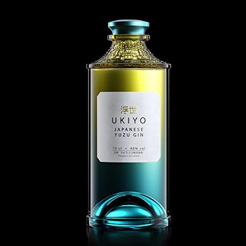 UKIYO Yuzu | Japanese | Craft | Gin | Citrus | Yuzu, Juniper & Coriander | Distilled with 5 native Japanese botanicals | 40% ABV | 70 cl