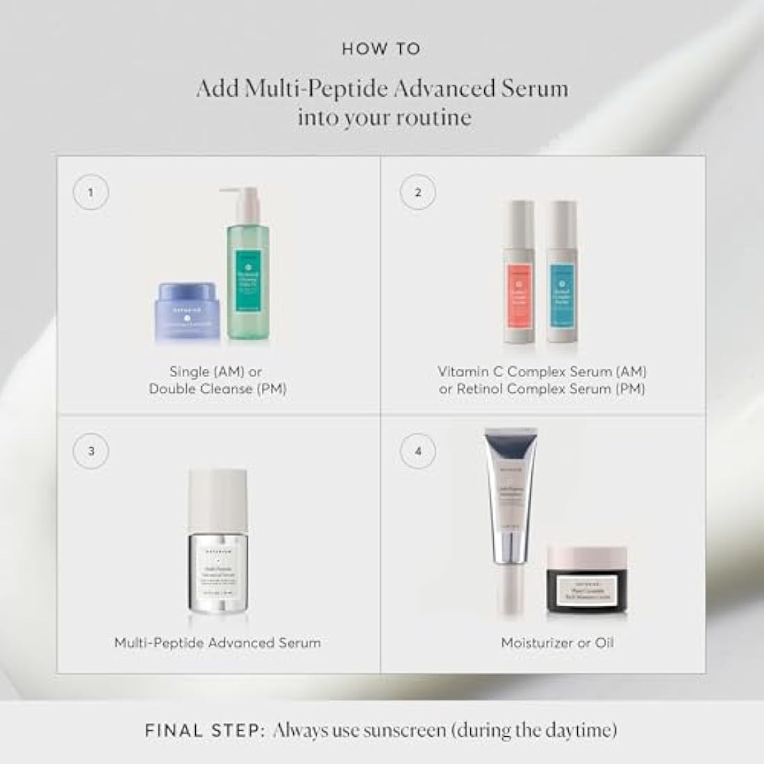 Naturium Multi-Peptide Advanced Serum, Firming & Smoothing Face Serum for Fine Lines & Wrinkles with Advanced Multi-Peptide Blend | 1.0 FL OZ / 30 ML