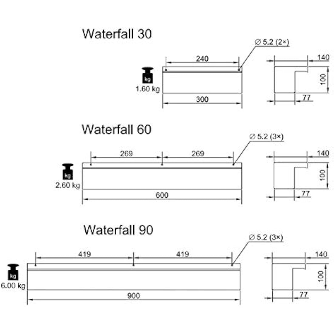 Oase Waterfall 30