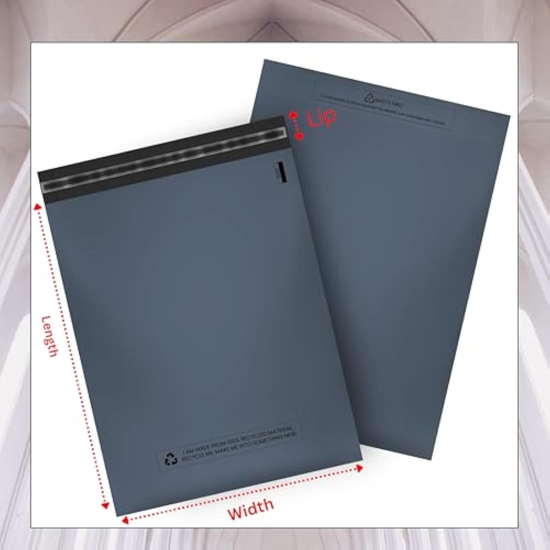 DVIVA 50pcs Postage Bags for Clothes |10"x14" Waterproof and Tear-Proof Mailing Bags | Large Parcel Bags for Delivery, Shipping & Packages