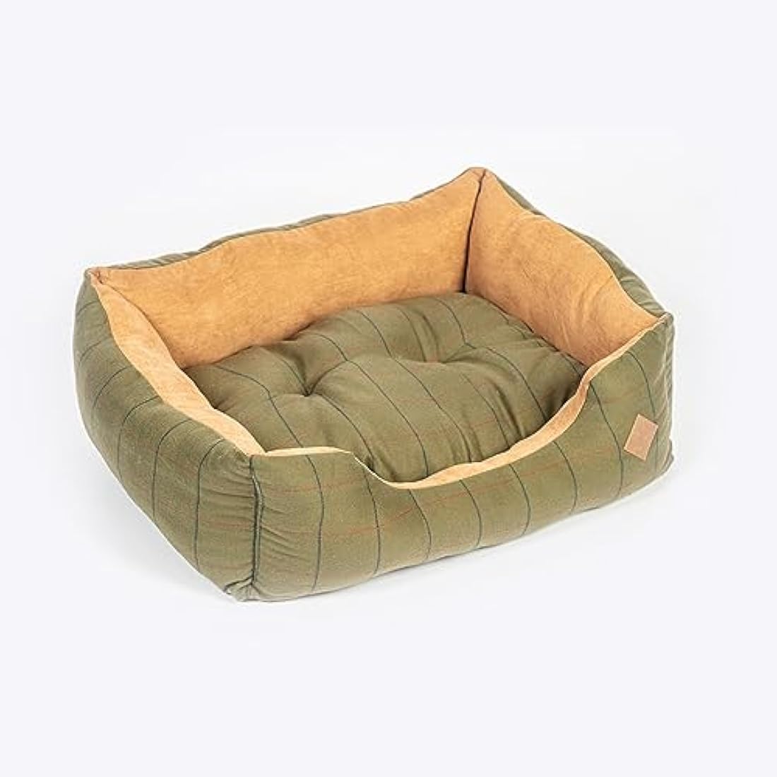 Danish Design Hunter Tweed Faux Suede Hard Wearing Fully Washable Dog/Puppy Snuggle Bed 34 Inch