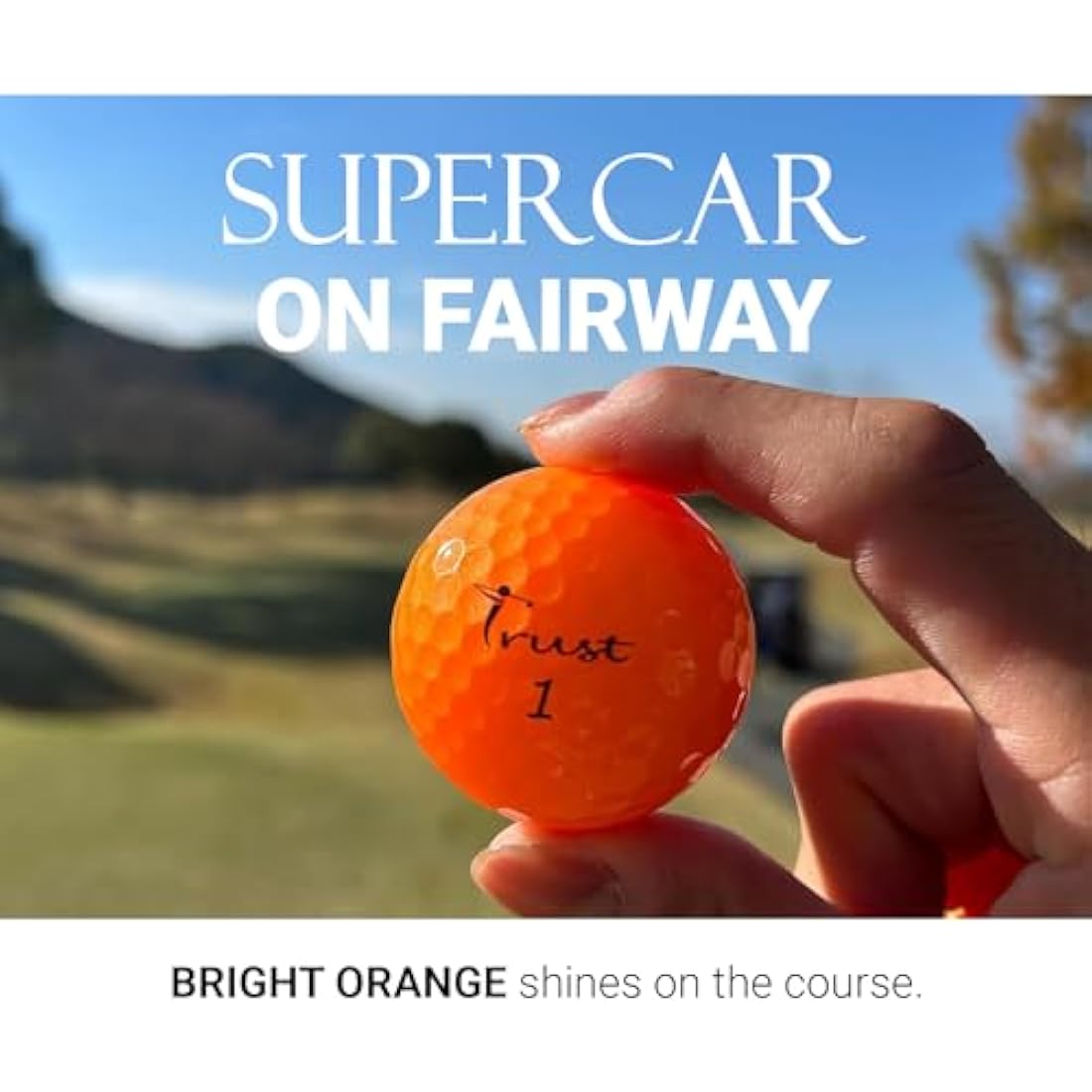 Trust Golf Balls Aurora | Rosa | Tour-Level Performance | Stand Out | Maximum Distance | Straight Flight | Stopping Power | Crystal Urethane Cover for Ultimate Control | 12 or 48 Balls