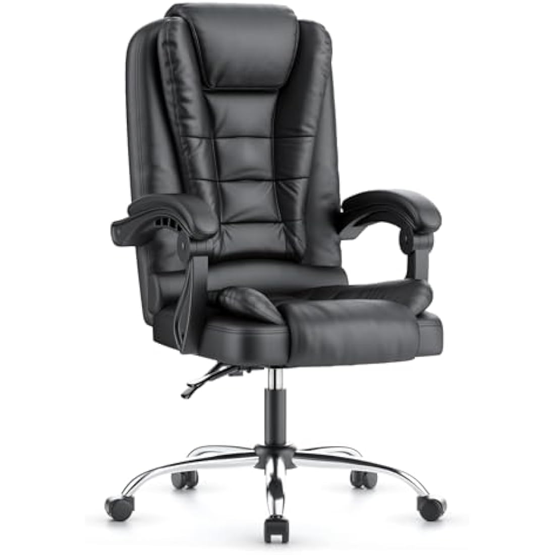 naspaluro Executive Office Chair High Back Desk Chair Ergonomic Recliner Computer Chair PU Leather Gaming Chair with Tilt Function Heavy Duty for Home Office Working