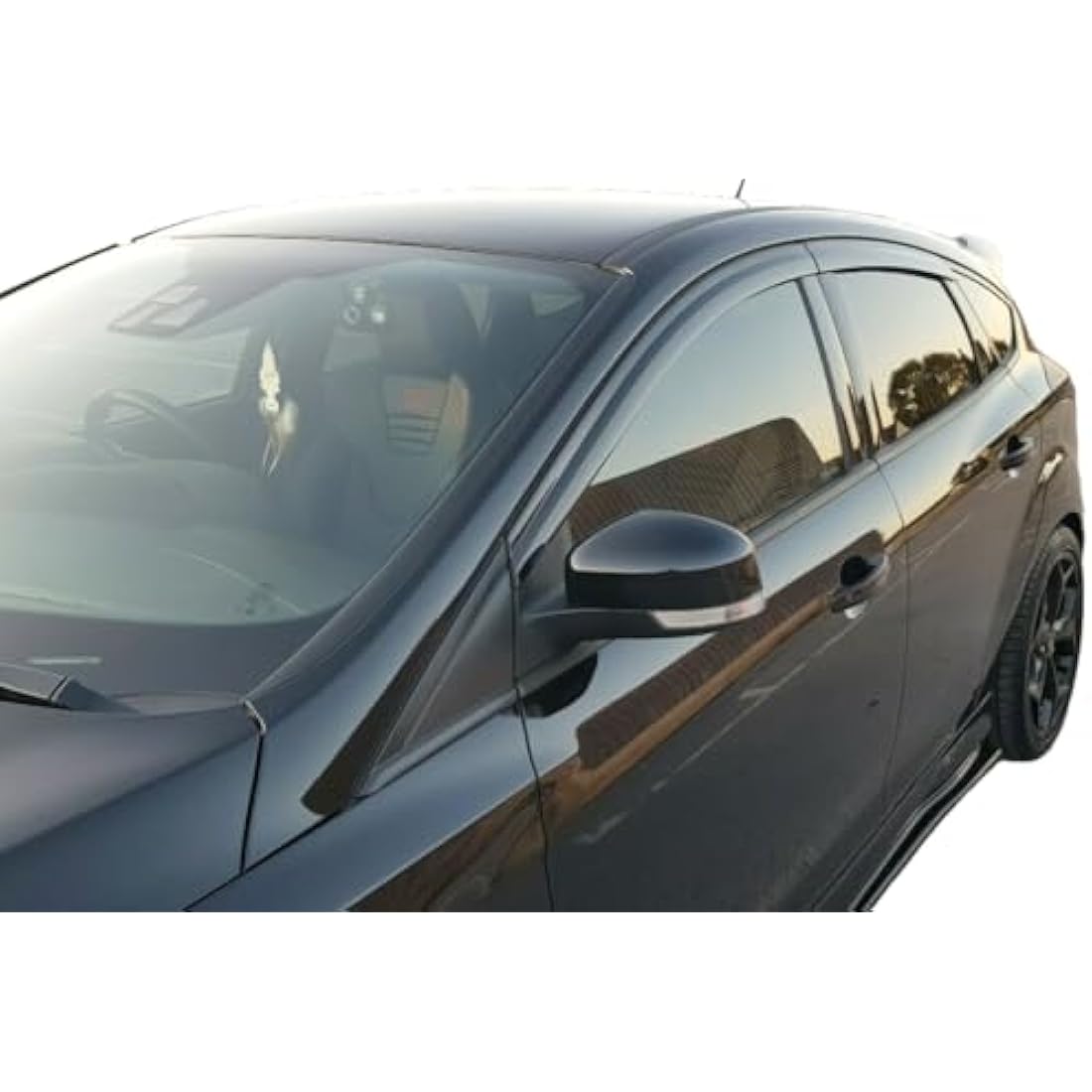 AUTO CLOVER Wind Deflectors Set for Ford Focus MK3 2011 – 2017 5 Door Hatchback (4 pieces)