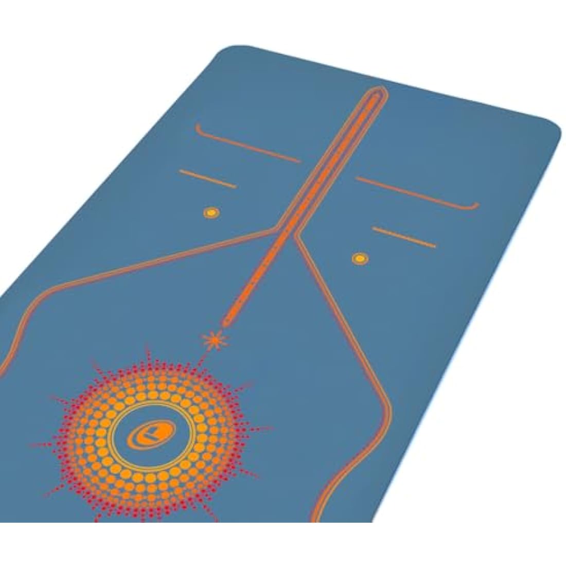 Liforme Printed Yoga Mat Collection - Free Yoga Bag, Patented Alignment System, Warrior-like Grip, Non-Slip, Eco-friendly, Sweat-resistant, Long, Wide and Thick for Comfort