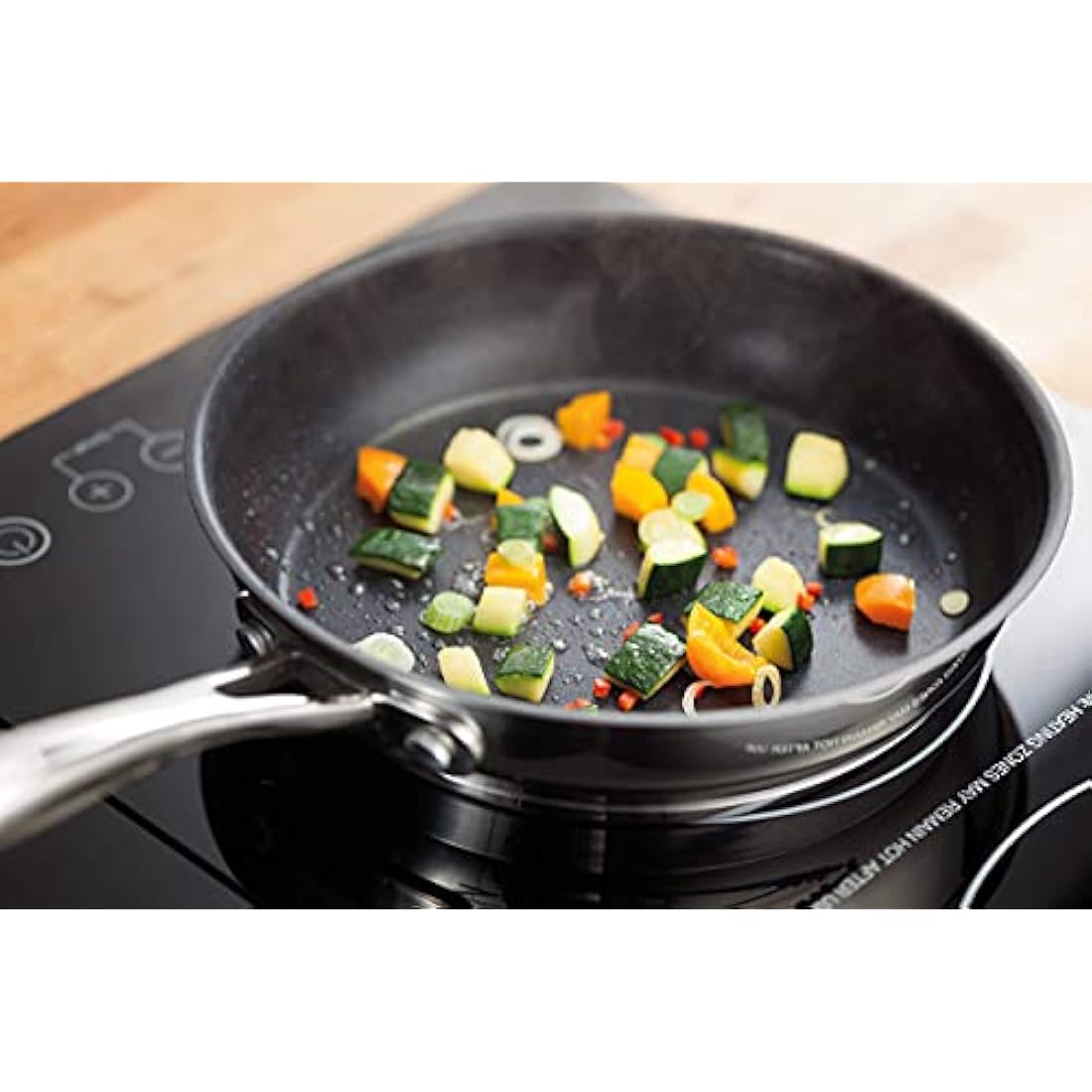 Stellar Profile Stainless Steel Teflon Non-Stick Frying Pan 20cm, Induction Ready, Oven Safe