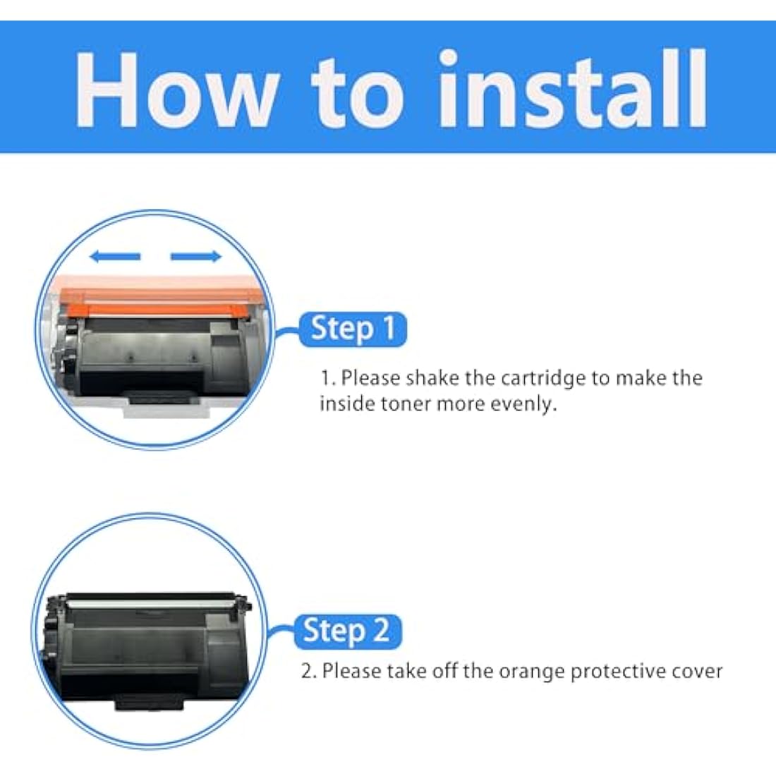 LCL Compatible Toner Cartridge TN3480 TN3430 TN-3480 TN-3430 8000 pages DR3400 DR-3400 Drum (3Pack 2 Black+1Drum) Replacement for Brother HL-L5000D HL-L5100DN HL-L5200DW HL-L5200DWT HL-L6200DW