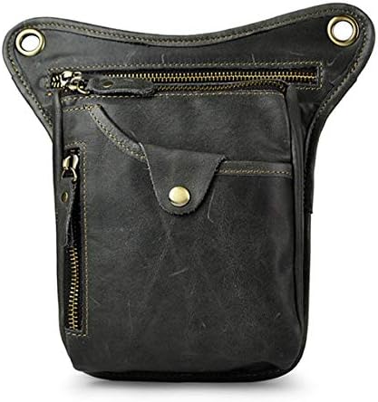Xieben Leather Drop Leg Bag for Men Women Motorcycle Bike Riding Cycling Multi-Purpose Thigh Waist Fanny Pack Travel Hiking Sports Camping Pouch
