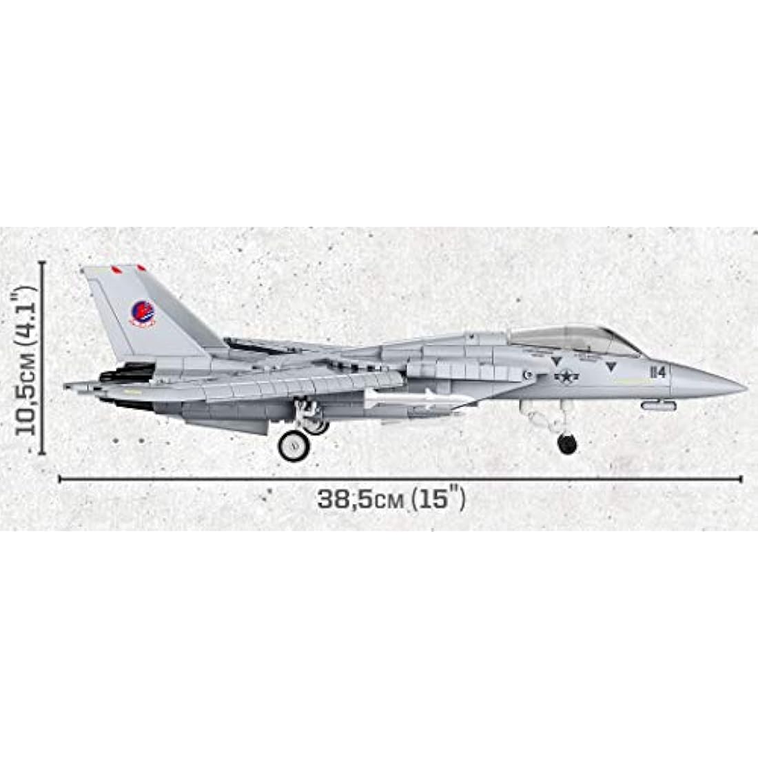 COBI 5811 Top Gun Building Blocks, Gray