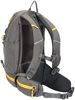 Mountain Warehouse Pace 20L Rucksack - Hydration Compatible Backpack, Airflow Back System Rucksack, Packaway Rain Cover - Bag for Travelling, Hiking, Camping