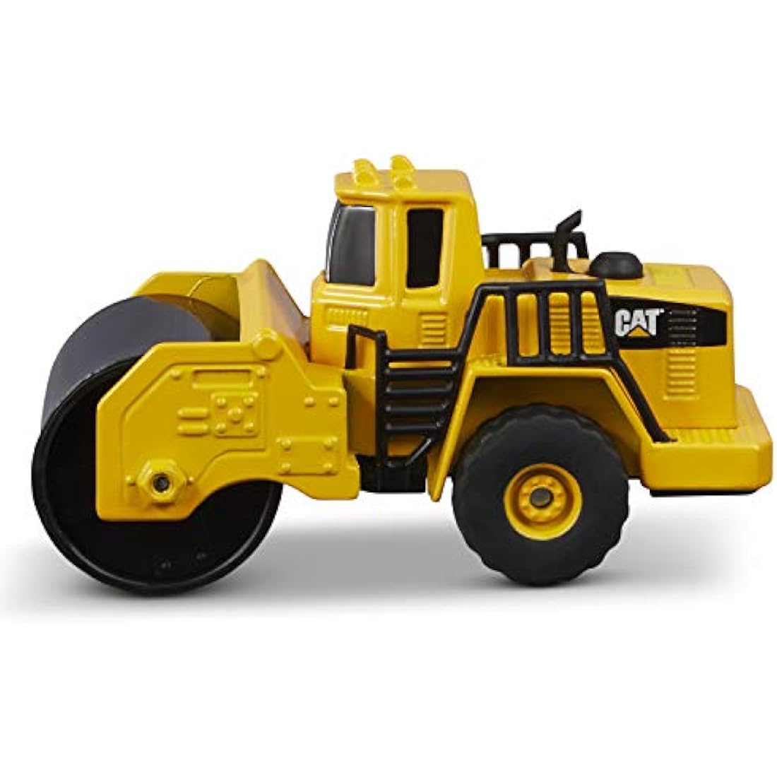 CAT Construction Toys, Die Cast Metal 3 Pack Vehicles - Wheel Loader, Excavator & Steam Roller Toy Set with Moving Parts, Push-Powered, Heavy-Duty Metal, Kids Ages 3 +