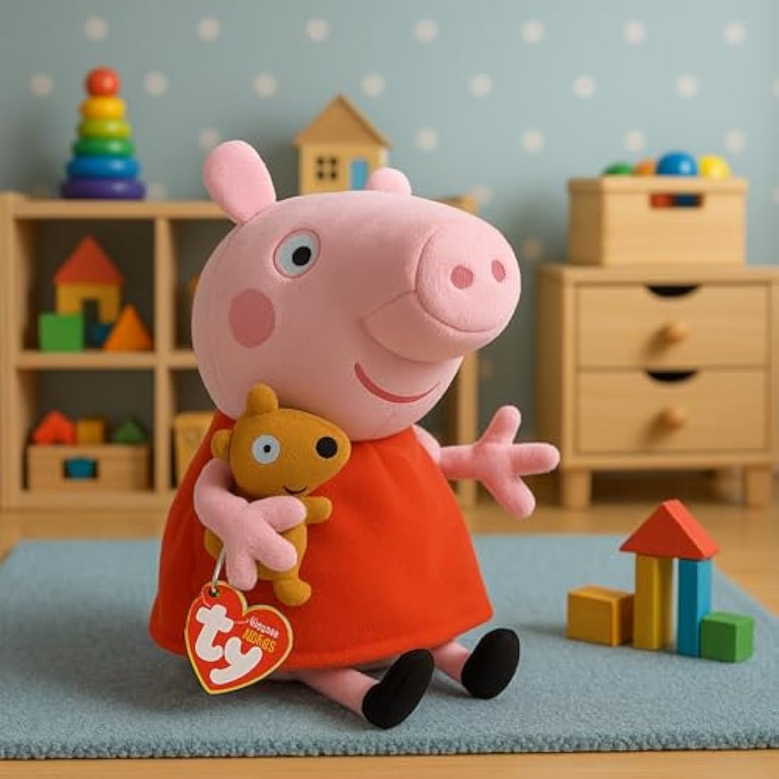 Ty UK Peppa Pig Beanie 6”
