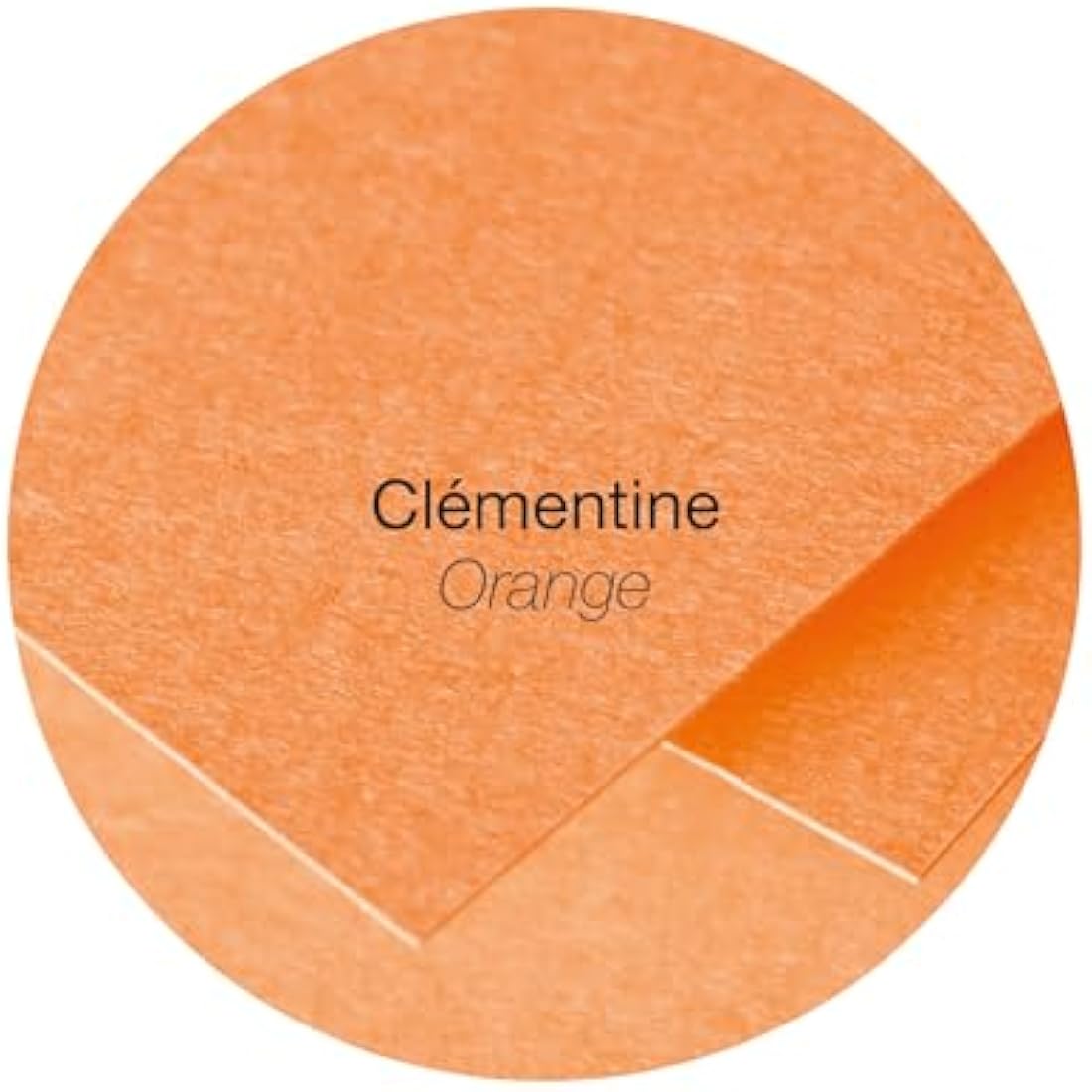 Clairefontaine - Ref 5593C - Pollen Envelopes (Pack of 20) - 165 x 165mm Sized, 120gsm Paper, Gummed Seal, Inkjet & Laser Printer Compatible, Acid Free - Clementine Orange