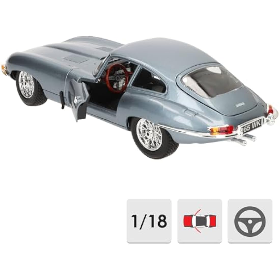 Bburago 1:18 Gold Jaguar "E" Coupe (1961)