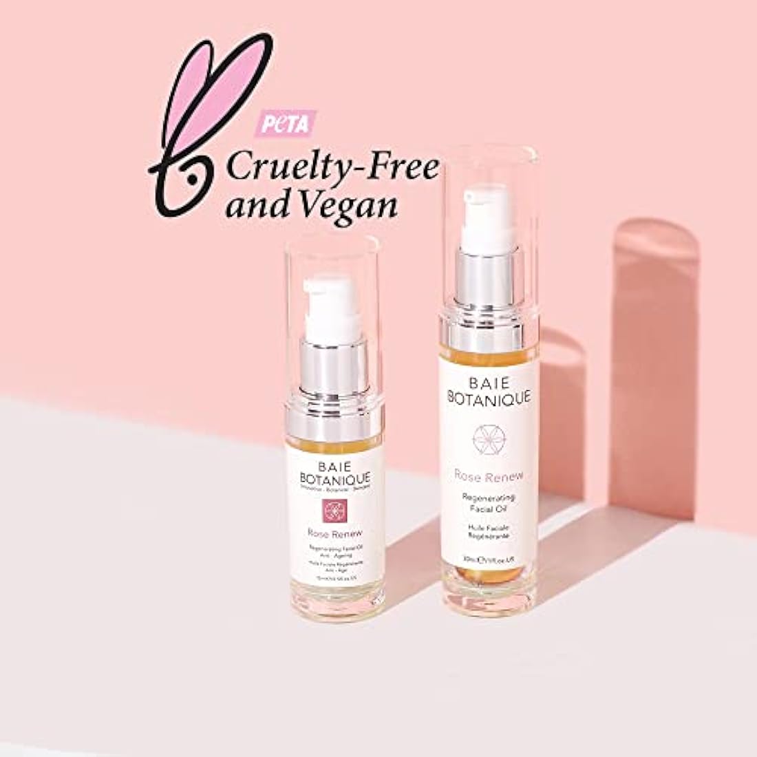 Baie Botanique Anti-Ageing Facial Oil 30ml - Rose Absolute, Camelia, Borage, Evening Primrose, Abyssinian & Amla Oil - 100% Natural, 90% Organic