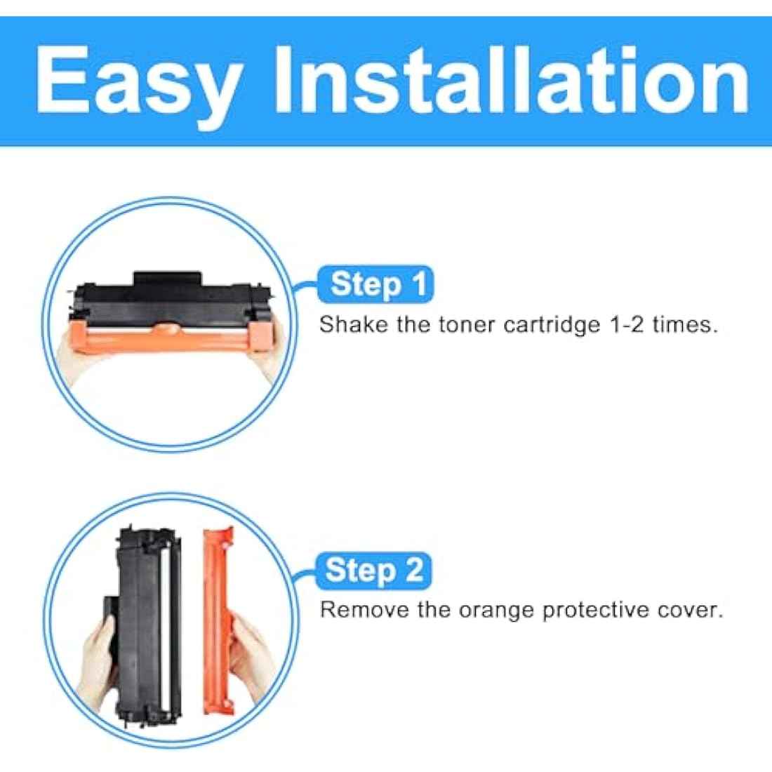 LCL Compatible Toner Cartridge TN2420 TN-2420 TN2410 TN-2410 3000 pages Drum DR-2400 DR2400 (2 Black 1 Drum) Replacement for Brother HL-L2375DW DCP-L2550DW MFC-L2715DW HL-L2350DW HL-L2310D HL-L2357DW