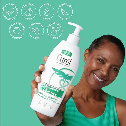Curel Fragrance Free Lotion, 20 Ounce