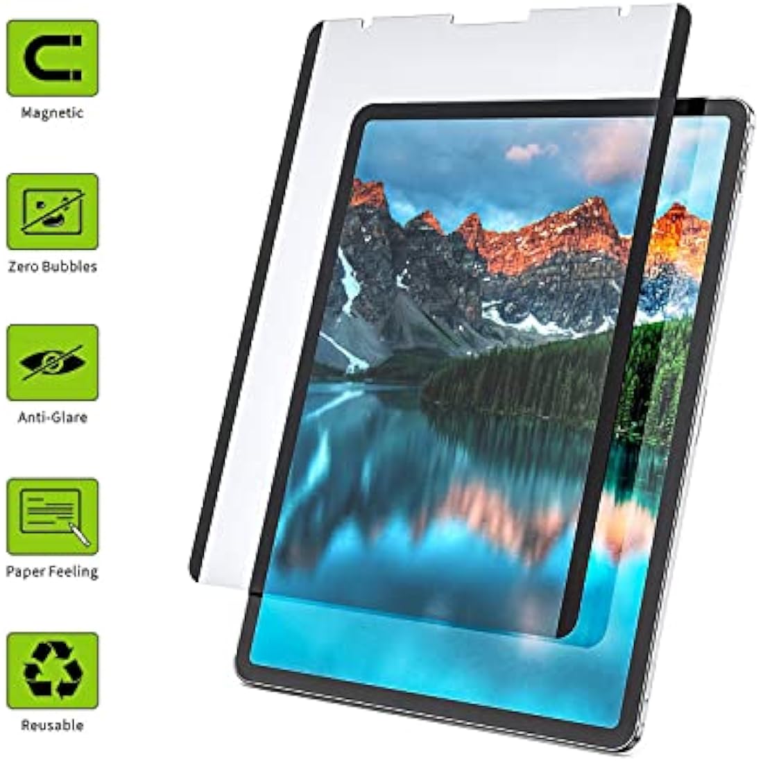 Thorani Paper-Feel Pro (4th Gen, Magnetic) for Microsoft Surface Laptop 3, 4 & 5 13.5" - Matte TPU Film for Writing & Drawing Like on Paper, Compatible with Windows Hello