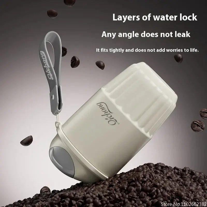 410ml Ceramic Lined Thermos Coffee Cup – Double Wall Stainless Steel Vacuum Insulated Thermal Mug Tumbler Gift