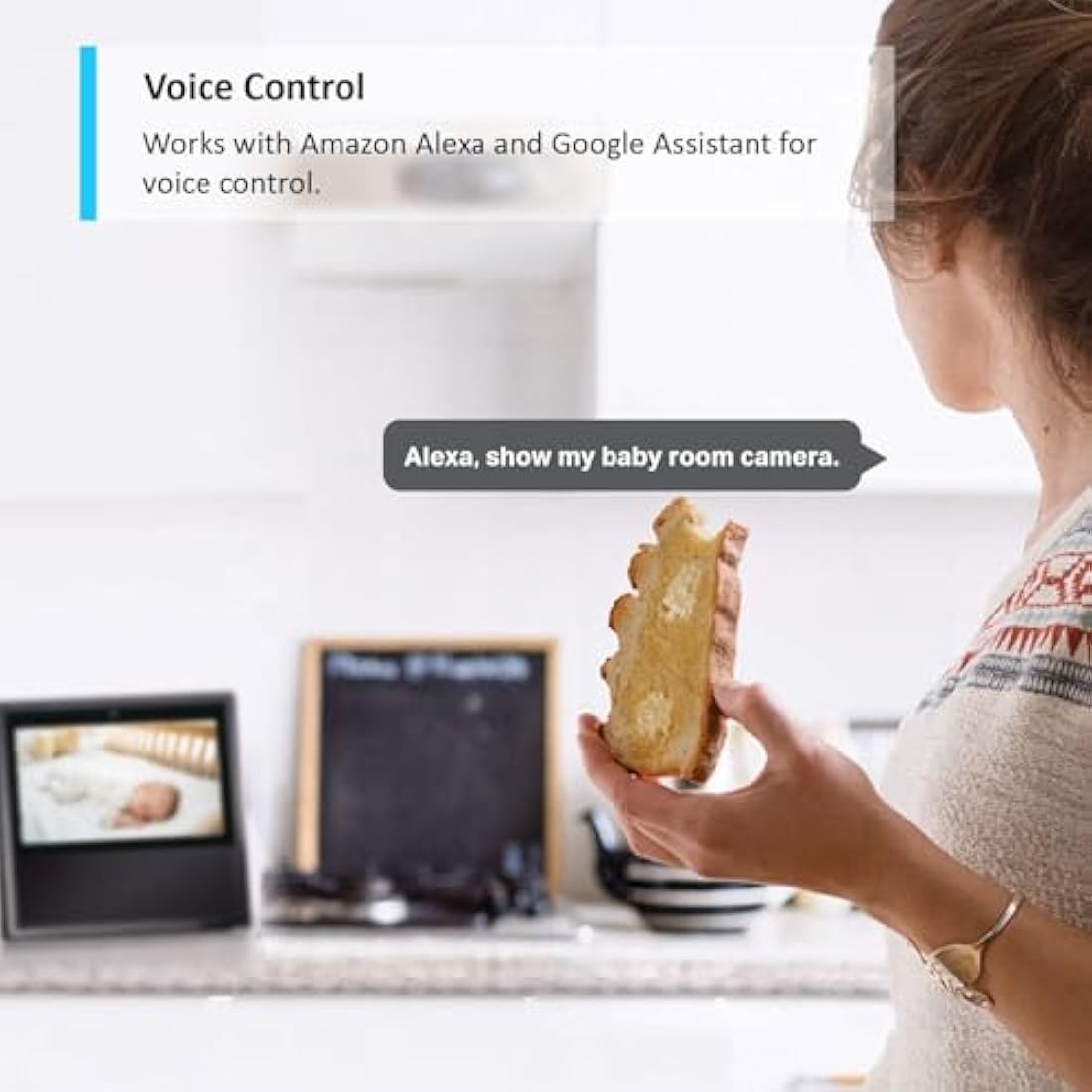 Tapo C200 1080p Pan/Tilt Indoor Camera, Baby Monitoring, Motion Detection, Customizable Privacy Mode, 2-Way Audio, Night Vision, Cloud and Local Storage, Works With Alexa and Google, No Monthly Fee