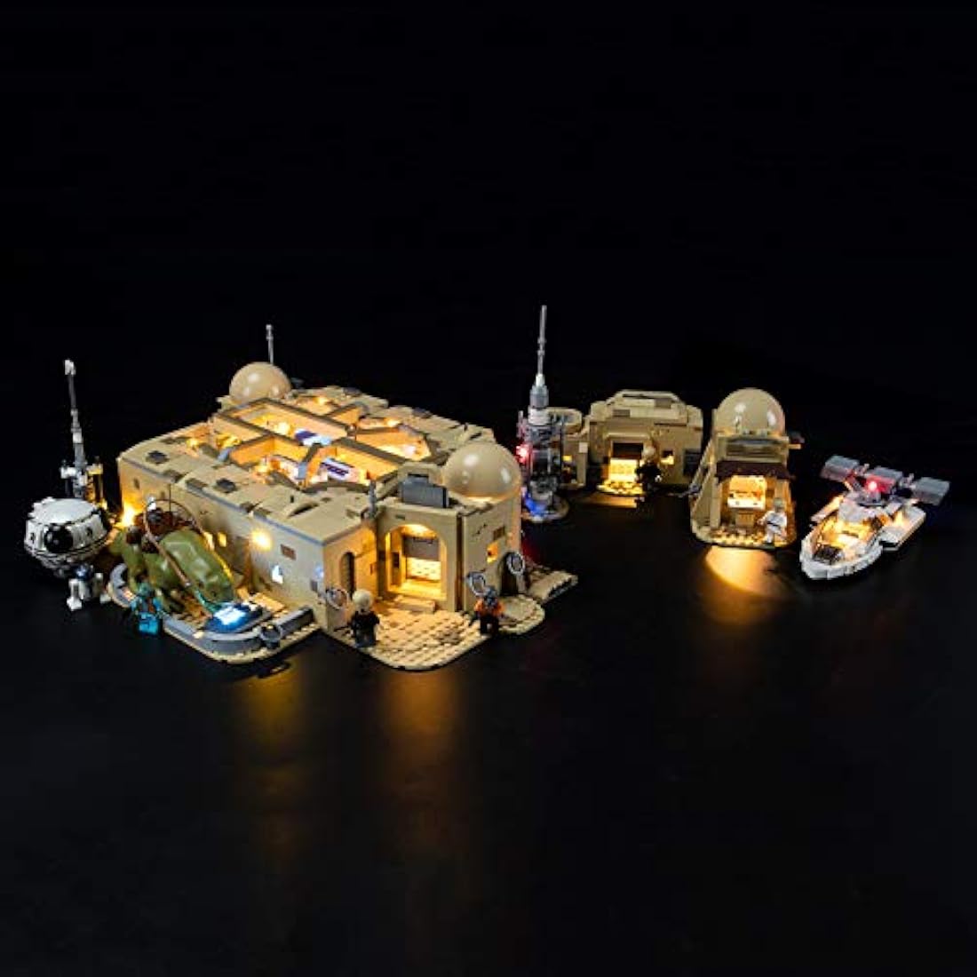 BRIKSMAX Led Lighting Kit for LEGO Star Wars Mos Eisley Cantina, Led Light Set Add-on for LEGO Set 75290(Not Include Lego Model)