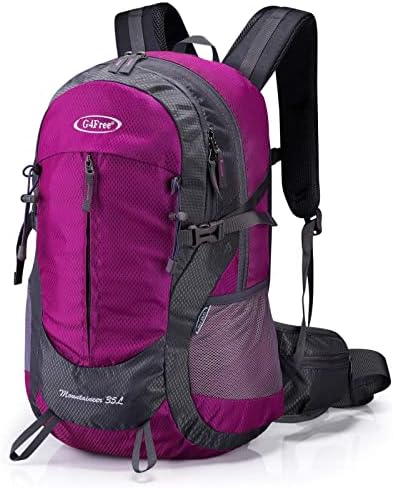 G4Free 35L Waterproof Hiking Backpack Outdoor Backpack Trekking Daypack for Camping Hiking Backpacking Climbing with Rain Cover