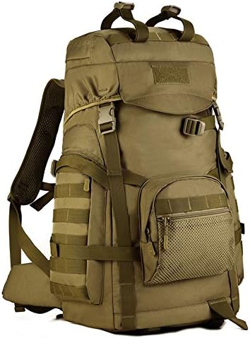 YUHAN Tactical Backpack, 60L Hiking Backpack Military Army Combat Rucksack MOLLE Trekking Rucksack Trekking Backpack