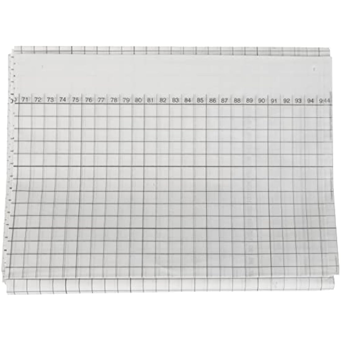 Burda Style Burdastyle Tissue Paper with Centimetre Grid, Blue, One Size