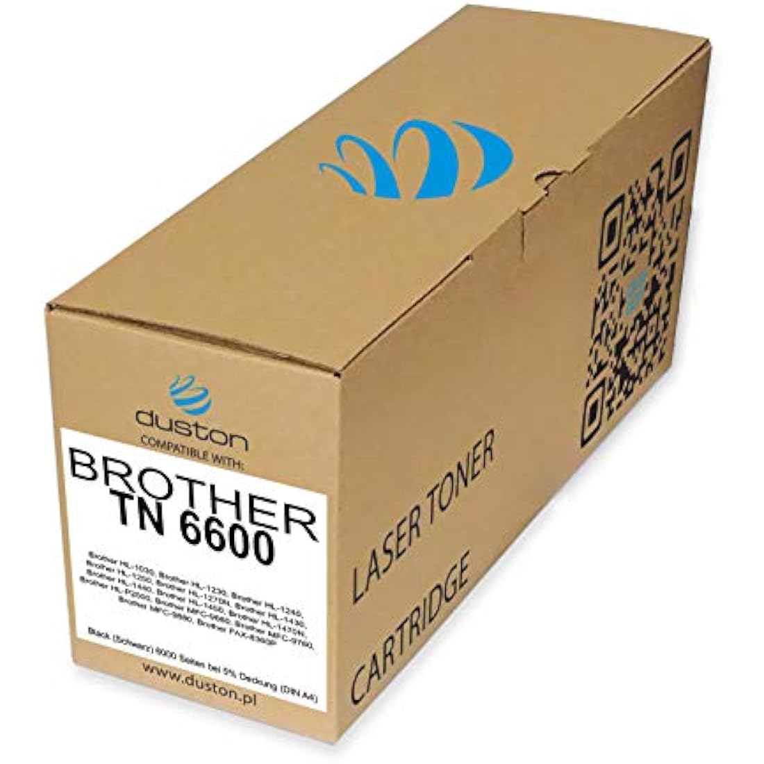 duston TN6600, TN-6600, TN430 Black Toner Compatible with Brother HL-1030 1230 1240 1250 1270 1430 1440 1450 1470 MFC-9660 9760 9880 FAX-8360