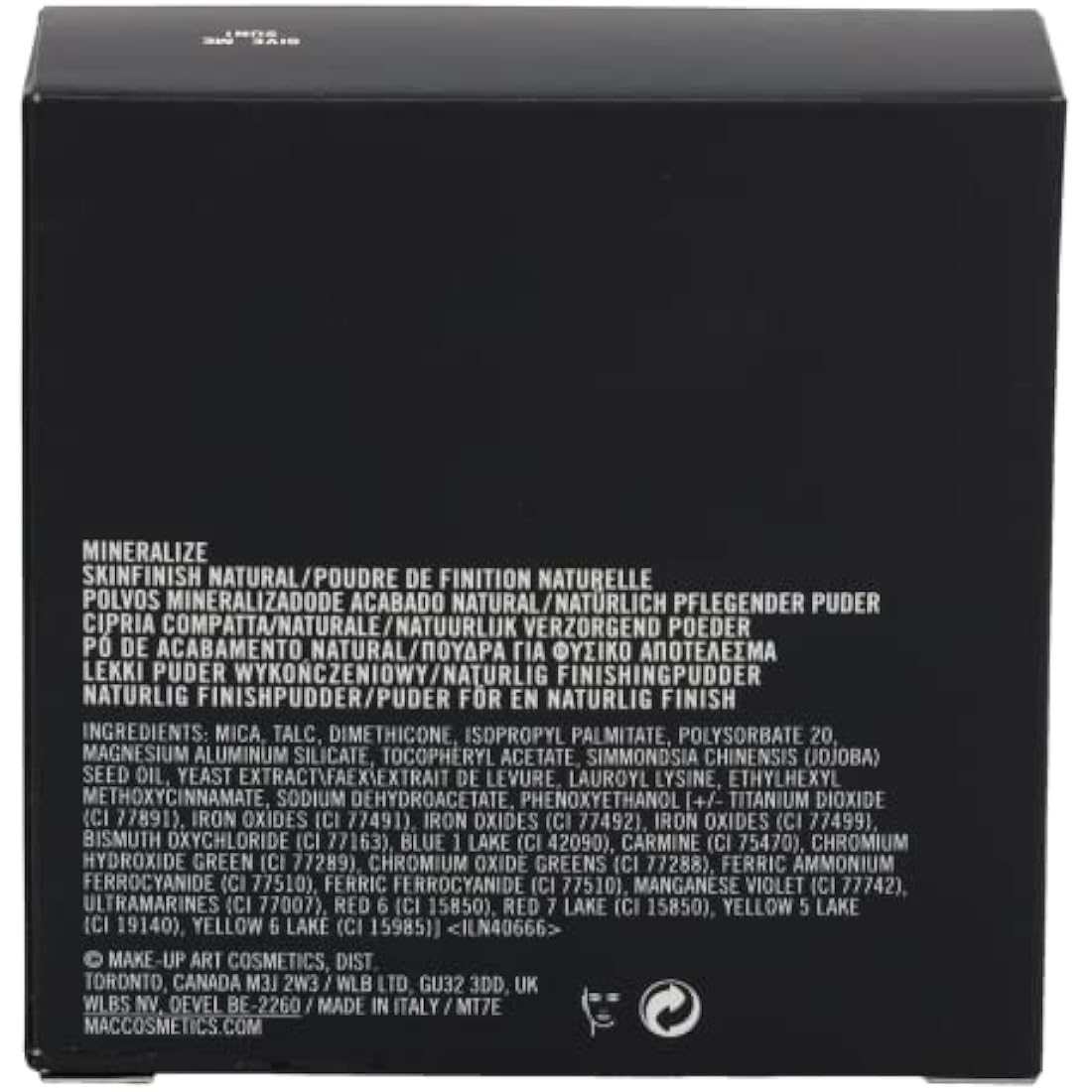Mac Mineralize Skinfinish Natural (Give Me Sun! 10g)