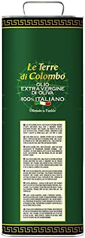 Le Terre di Colombo – 100% Italian Extra Virgin Olive Oil, 5 L