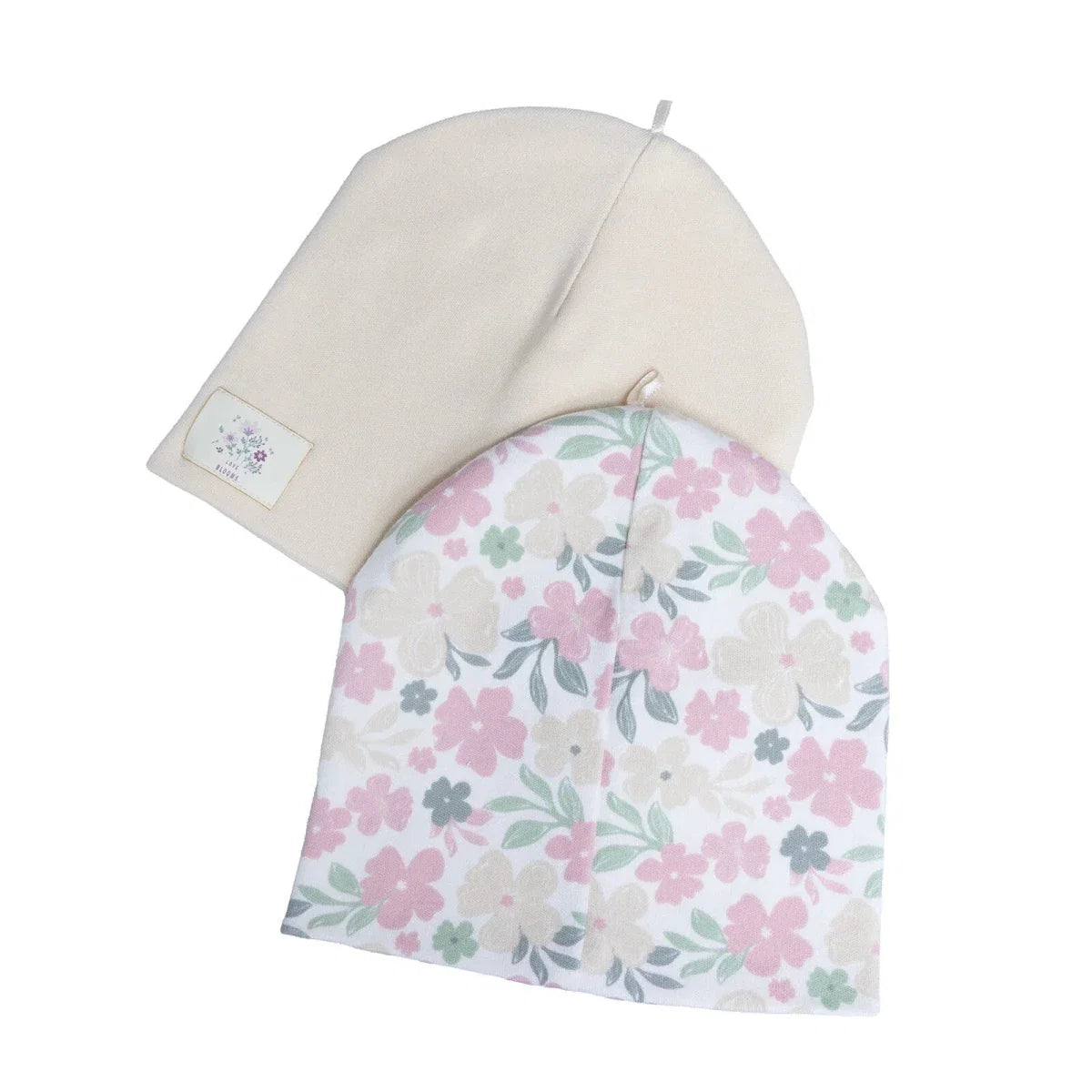 HelloBaby Girls 2-Pack Hat Flower - Printed